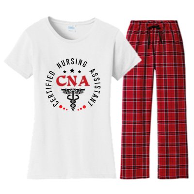 Cna Nurse Assistant Certified Nursing Assistant For Work Women's Flannel Pajama Set