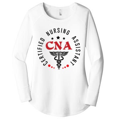 Cna Nurse Assistant Certified Nursing Assistant For Work Women's Perfect Tri Tunic Long Sleeve Shirt