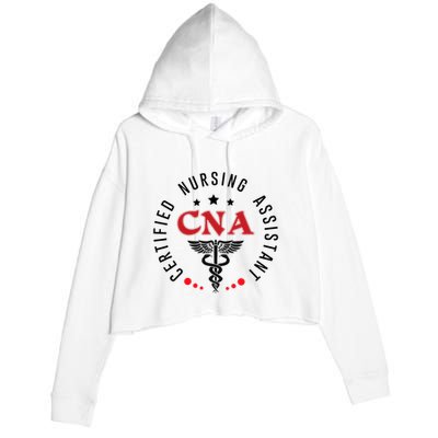 Cna Nurse Assistant Certified Nursing Assistant For Work Crop Fleece Hoodie