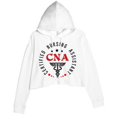 Cna Nurse Assistant Certified Nursing Assistant For Work Crop Fleece Hoodie