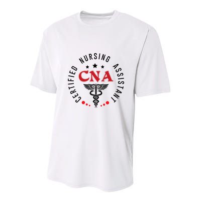Cna Nurse Assistant Certified Nursing Assistant For Work Youth Performance Sprint T-Shirt