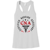 Cna Nurse Assistant Certified Nursing Assistant For Work Women's Racerback Tank