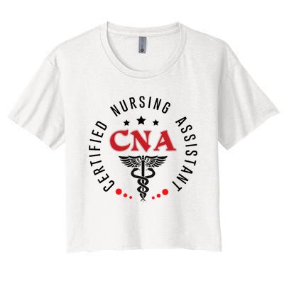 Cna Nurse Assistant Certified Nursing Assistant For Work Women's Crop Top Tee