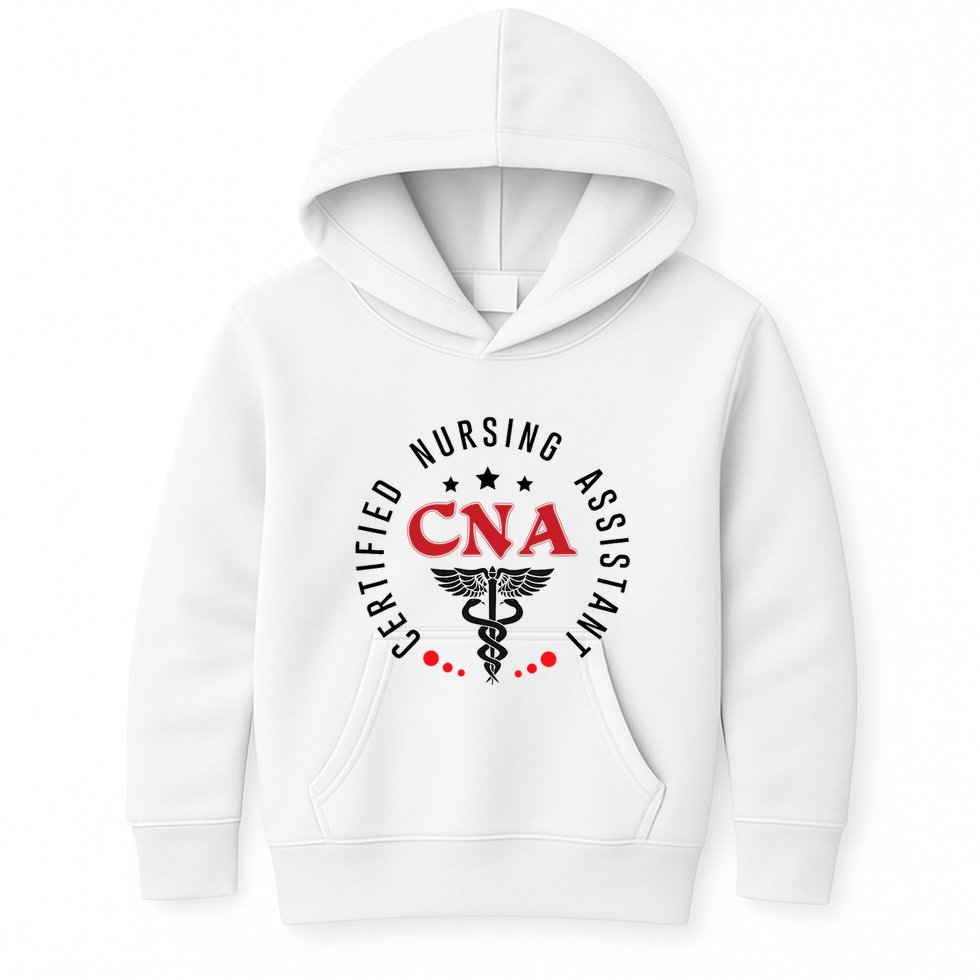 Cna Nurse Assistant Certified Nursing Assistant For Work Kids Hoodie
