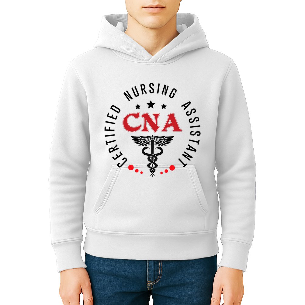 Cna Nurse Assistant Certified Nursing Assistant For Work Kids Hoodie