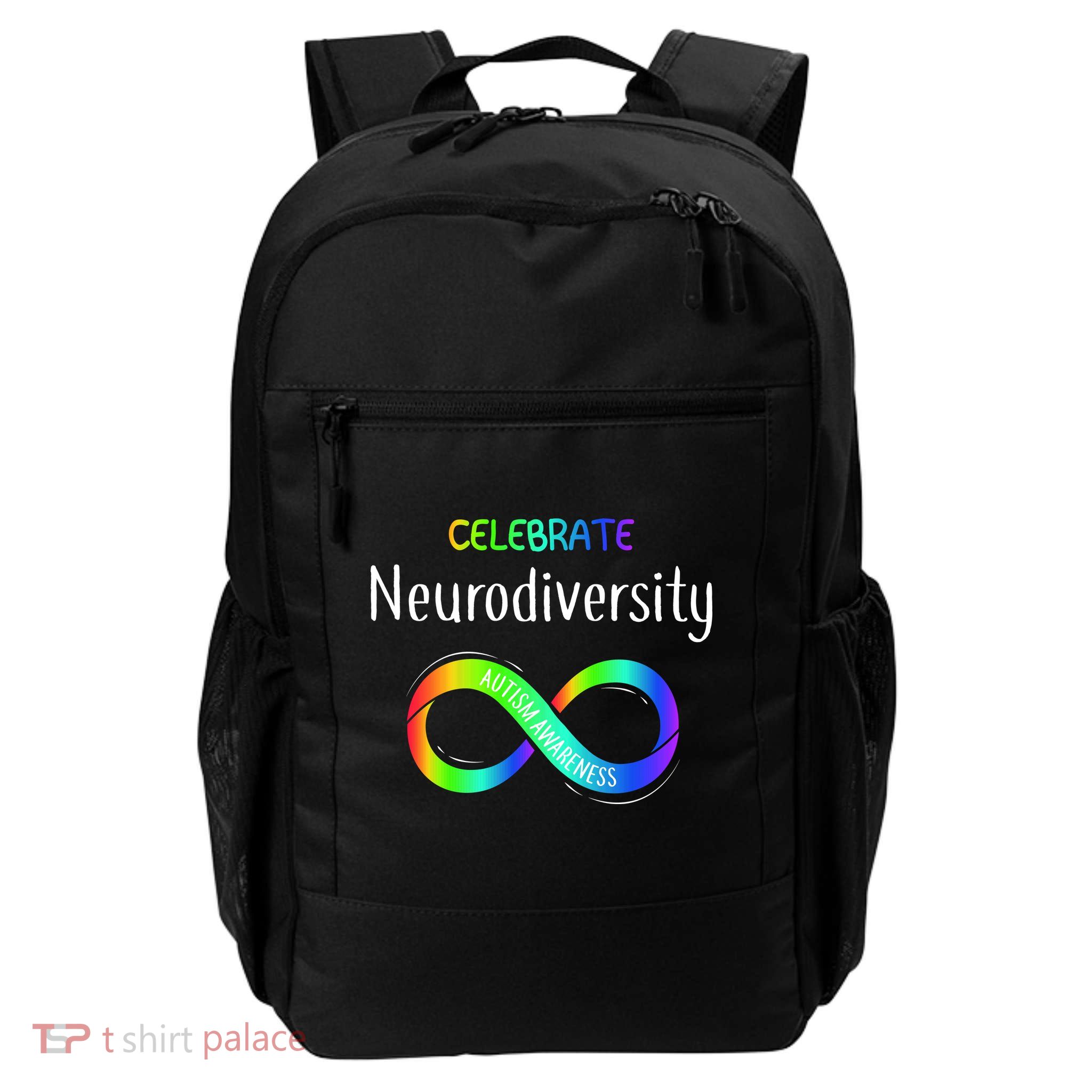 Celebrate Neurodiversity Autism Awareness Month Infinity Daily Commute Backpack