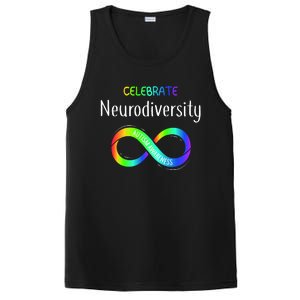 Celebrate Neurodiversity Autism Awareness Month Infinity PosiCharge Competitor Tank