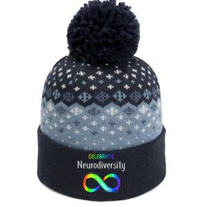 Celebrate Neurodiversity Autism Awareness Month Infinity The Baniff Cuffed Pom Beanie