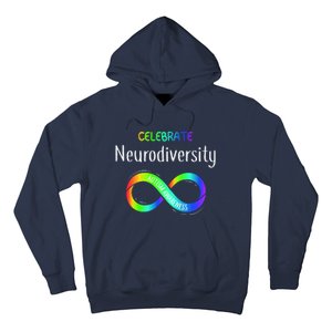 Celebrate Neurodiversity Autism Awareness Month Infinity Hoodie