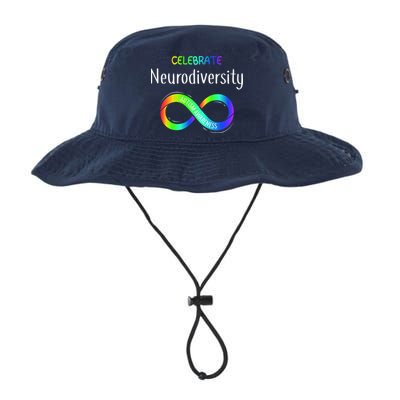 Celebrate Neurodiversity Autism Awareness Month Infinity Bucket Hat