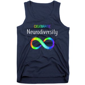 Celebrate Neurodiversity Autism Awareness Month Infinity Tank Top