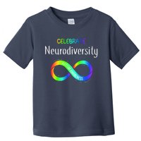 Celebrate Neurodiversity Autism Awareness Month Infinity Toddler T-Shirt