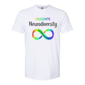 Celebrate Neurodiversity Autism Awareness Month Infinity Softstyle CVC T-Shirt