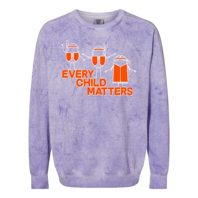 Cute Native American Every Child Matters Colorblast Crewneck Sweatshirt