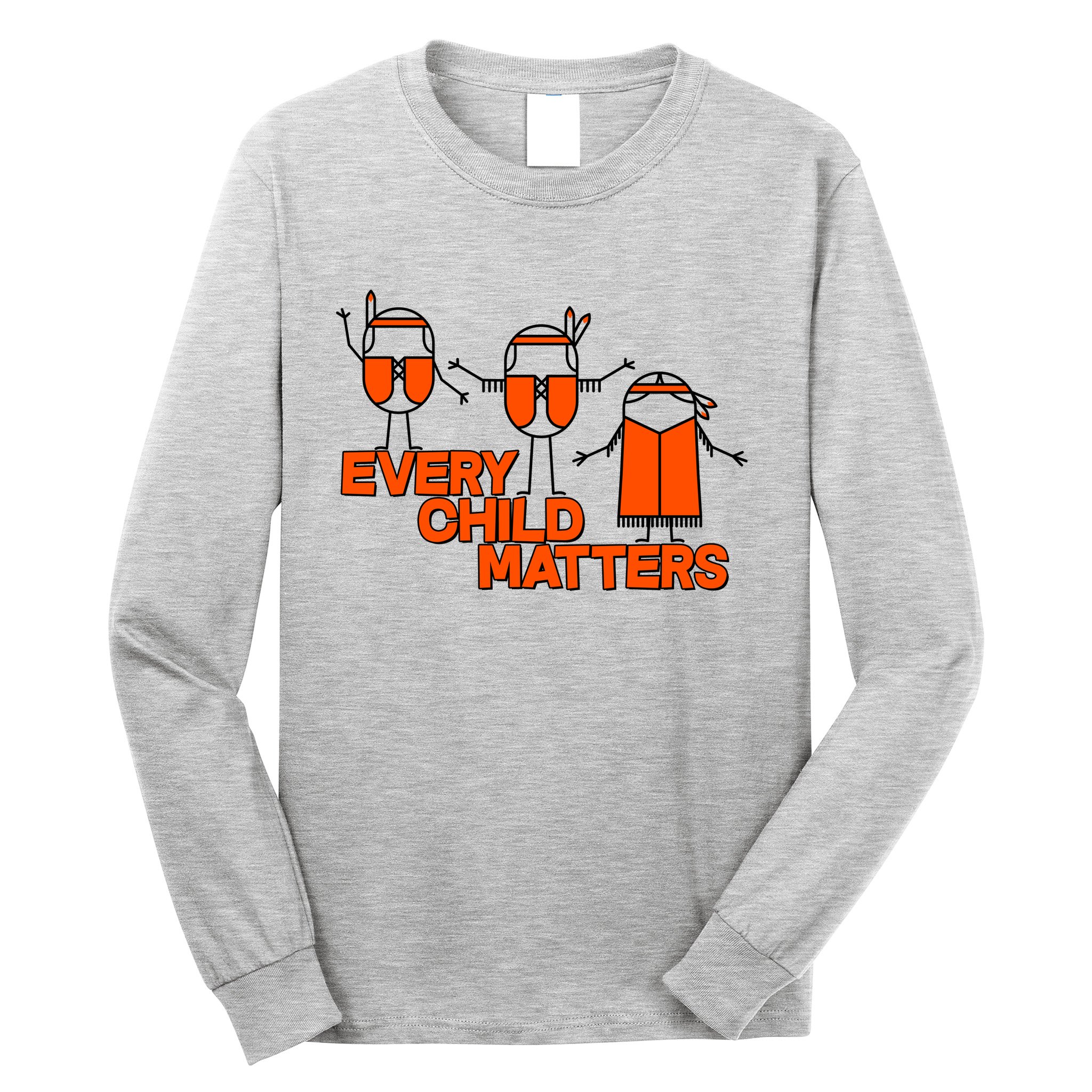 Cute Native American Every Child Matters Long Sleeve Shirt