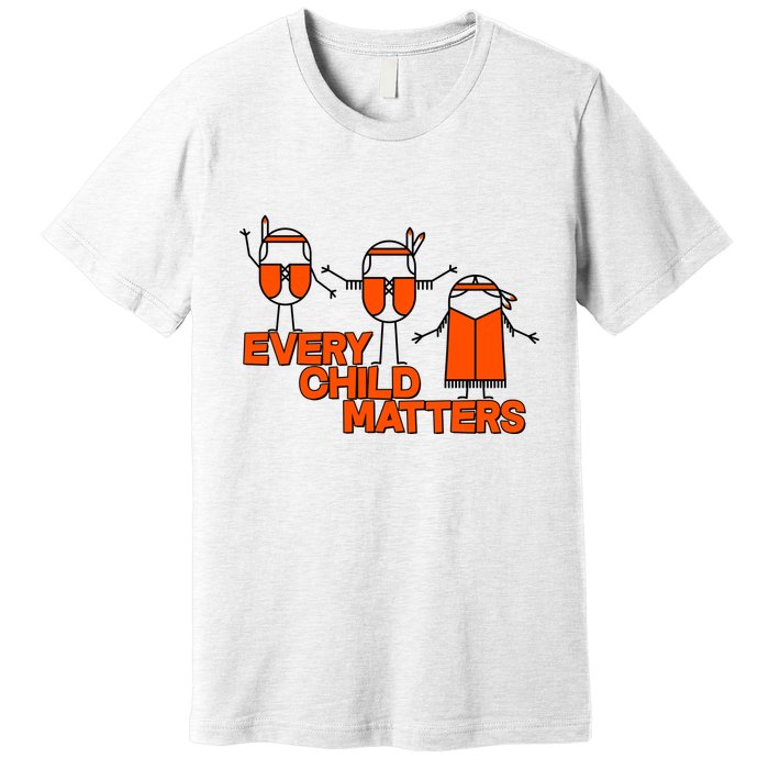 Cute Native American Every Child Matters Premium T-Shirt
