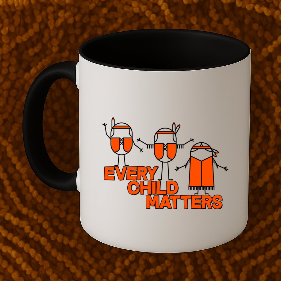 Cute Native American Every Child Matters Mug