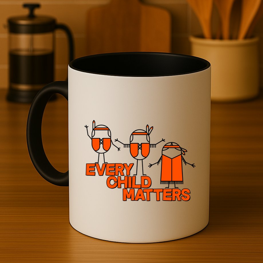 Cute Native American Every Child Matters Mug