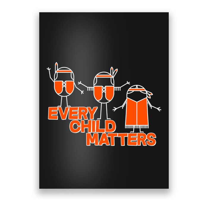 Cute Native American Every Child Matters Poster