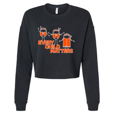 Cute Native American Every Child Matters Cropped Pullover Crew