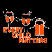 Cute Native American Every Child Matters Cropped Pullover Crew