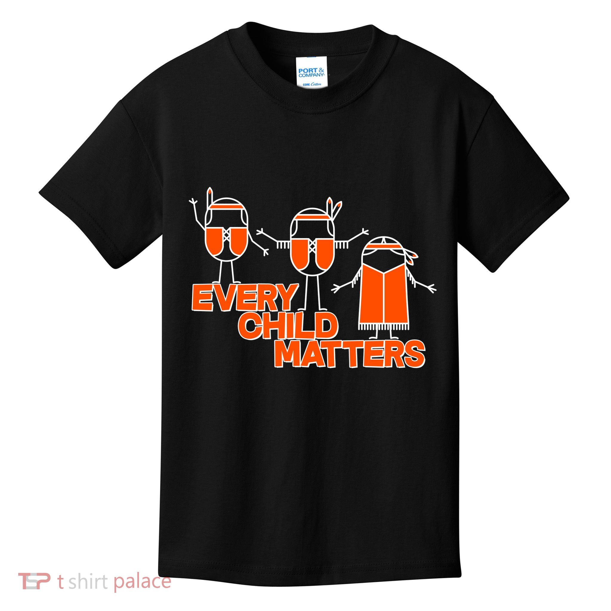 Cute Native American Every Child Matters Kids T-Shirt