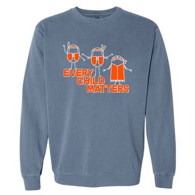 Cute Native American Every Child Matters Garment-Dyed Sweatshirt