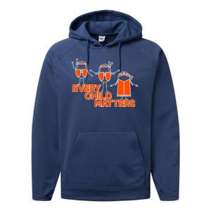 Cute Native American Every Child Matters Performance Fleece Hoodie