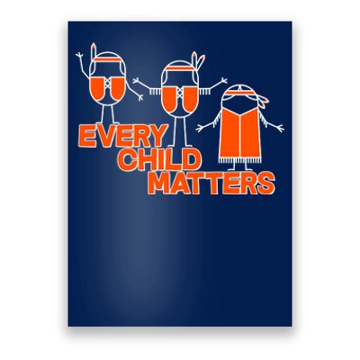 Cute Native American Every Child Matters Poster