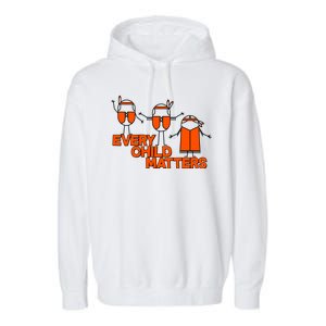 Cute Native American Every Child Matters Garment-Dyed Fleece Hoodie