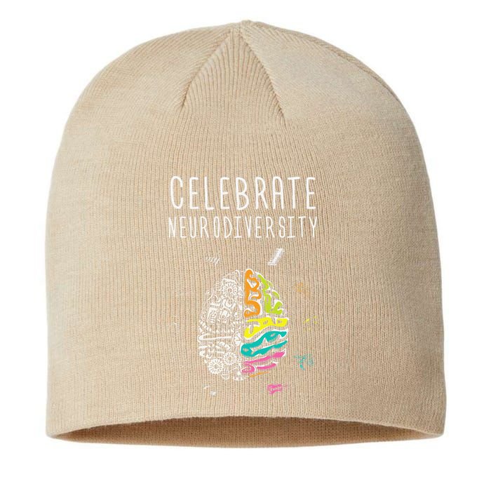 Celebrate Neurodiversity ADHD Autism ASD Awareness Gift Sustainable Beanie