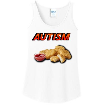 Chicken Nugget Autism Cringey Ladies Essential Tank