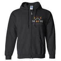 Christian Nativity And the Angels Did Sing Funny Christmas Full Zip Hoodie