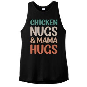 Chicken Nugs And Mama Hugs Nuggets Foodies Lovers Ladies PosiCharge Tri-Blend Wicking Tank