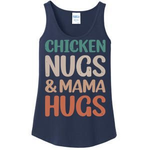 Chicken Nugs And Mama Hugs Nuggets Foodies Lovers Ladies Essential Tank