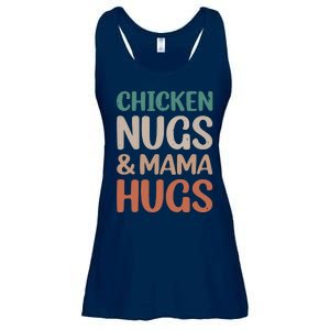 Chicken Nugs And Mama Hugs Nuggets Foodies Lovers Ladies Essential Flowy Tank