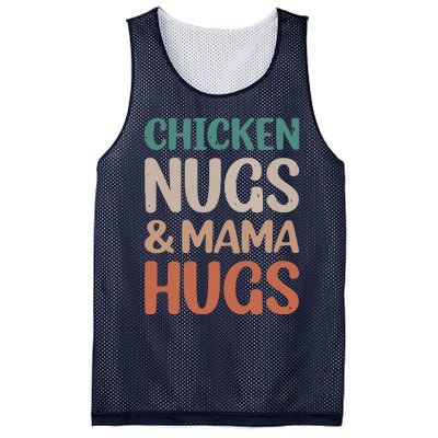 Chicken Nugs And Mama Hugs Nuggets Foodies Lovers Mesh Reversible Basketball Jersey Tank