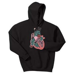 Cardiac Nurse Anatomical Heart Cardiology Medical Medicine Kids Hoodie