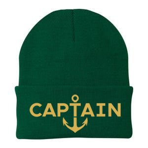 CAPTAIN NAUTICAL ANCHOR BOATER SAILOR YACHTING BOAT OWNER Knit Cap Winter Beanie