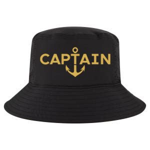 CAPTAIN NAUTICAL ANCHOR BOATER SAILOR YACHTING BOAT OWNER Cool Comfort Performance Bucket Hat