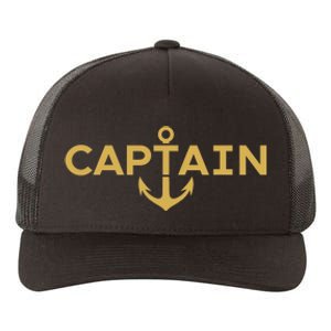 CAPTAIN NAUTICAL ANCHOR BOATER SAILOR YACHTING BOAT OWNER Yupoong Adult 5-Panel Trucker Hat