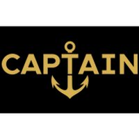 CAPTAIN NAUTICAL ANCHOR BOATER SAILOR YACHTING BOAT OWNER Bumper Sticker