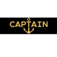 CAPTAIN NAUTICAL ANCHOR BOATER SAILOR YACHTING BOAT OWNER Bumper Sticker