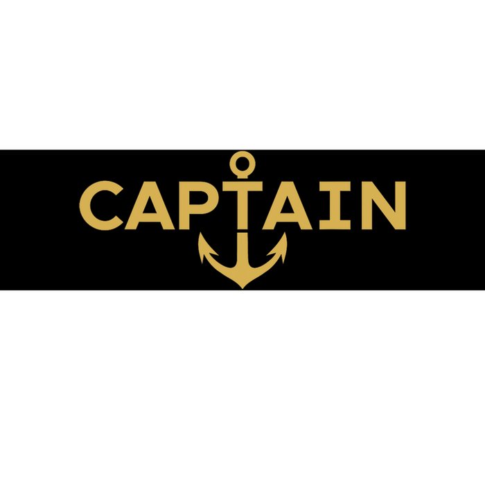 CAPTAIN NAUTICAL ANCHOR BOATER SAILOR YACHTING BOAT OWNER Bumper Sticker