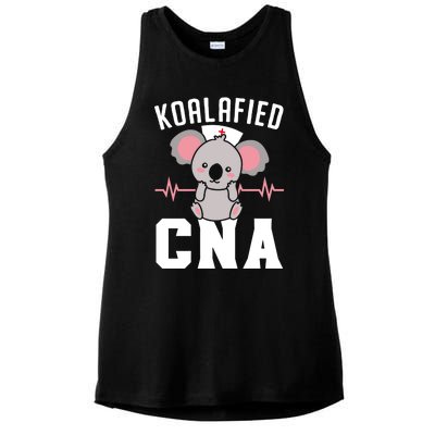 Certified Nursing Assistant Medical Worker Koalafied Cna Gift Ladies PosiCharge Tri-Blend Wicking Tank