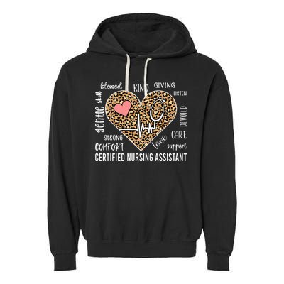 CNA Nurse Appreciation Certified Nurse Assistant CNA Garment-Dyed Fleece Hoodie