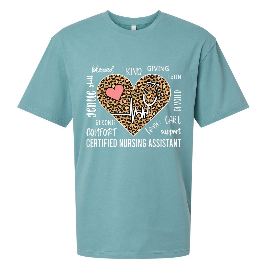 CNA Nurse Appreciation Certified Nurse Assistant CNA Sueded Cloud Jersey T-Shirt