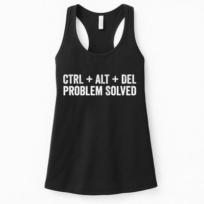 Computer Nerds And Geeks Funny Statements Women's Racerback Tank