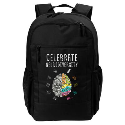 Celebrate Neurodiversity Adhd Autism Asd Awareness Gift Backpack