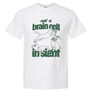 Cat Not A Brain Cell In Sight Garment-Dyed Heavyweight T-Shirt